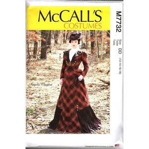McCall's M7732 Misses 12 to 18 Victorian Steampunk Costume Uncut Sewing Pattern